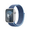 Crong Nylon – sportinė apyrankė, skirta Apple Watch 38/40/41/42 mm (vandenyno mėlyna)