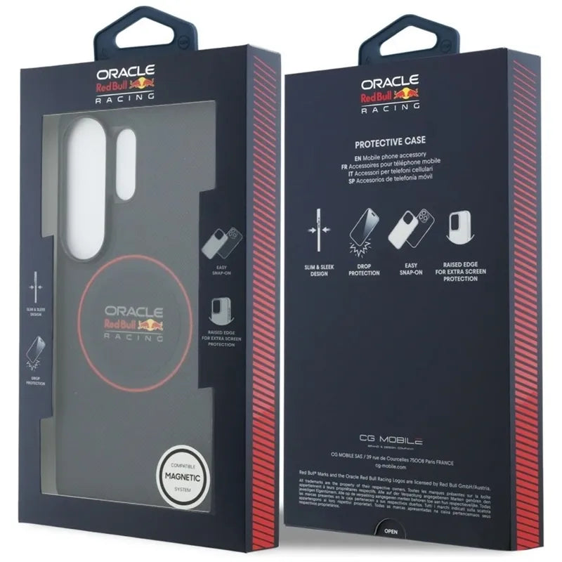 Red Bull Meshed Red Ring MagSafe – Samsung Galaxy S26 Ultra dėklas (tamsiai mėlynas)