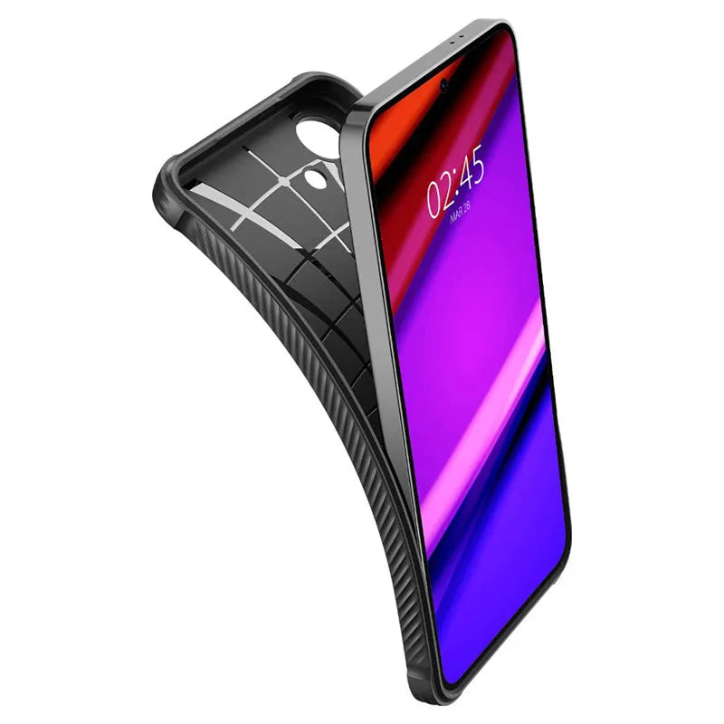 Spigen Rugged Armor – dėklas Samsung Galaxy S24 (matinė juoda)