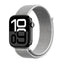 Crong Nylon – sportinė apyrankė, skirta Apple Watch 38/40/41/42 mm (pilka)