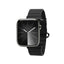 Crong Eclipse – magnetinis odinis Apple Watch dirželis 44/45/46/49 mm (juodas)