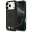 BMW M FW Metal Logo MagSafe – Dėklas iPhone 17 Pro (juodas)
