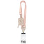 Guess 4G Metal Logo Universal Crossbody Phone Strap Small Purse – telefono dirželis/dirželis per petį su pinigine (rožinė)
