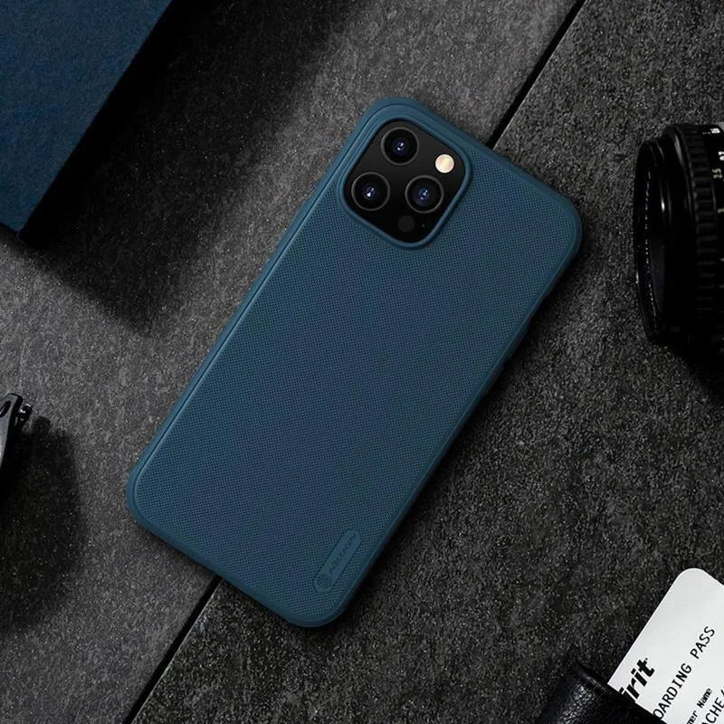 Nillkin Super Frosted Shield Pro – dėklas Apple iPhone 12 Pro Max (raudonas)