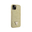 Guess Rhinestone Triangle – dėklas iPhone 14 (auksinis)