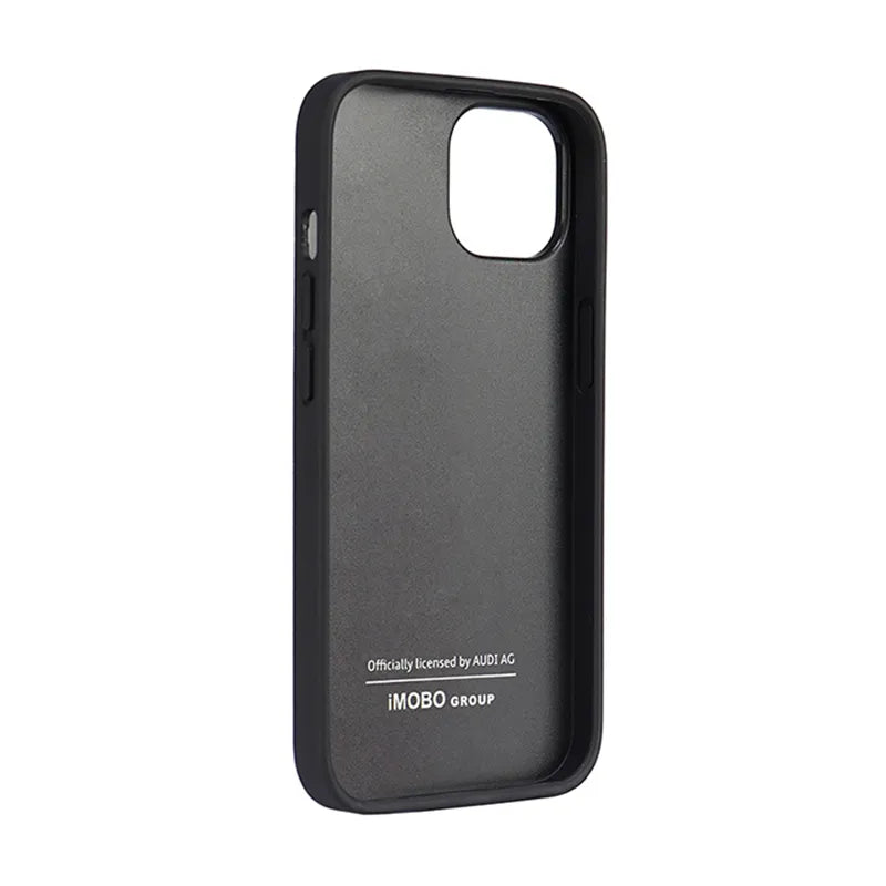 Audi Synthetic Leather - dėklas iPhone 14 (juodas)