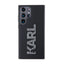 Karl Lagerfeld 3D Rubber Glitter Logo – Samsung Galaxy S23 Ultra dėklas (juodas)