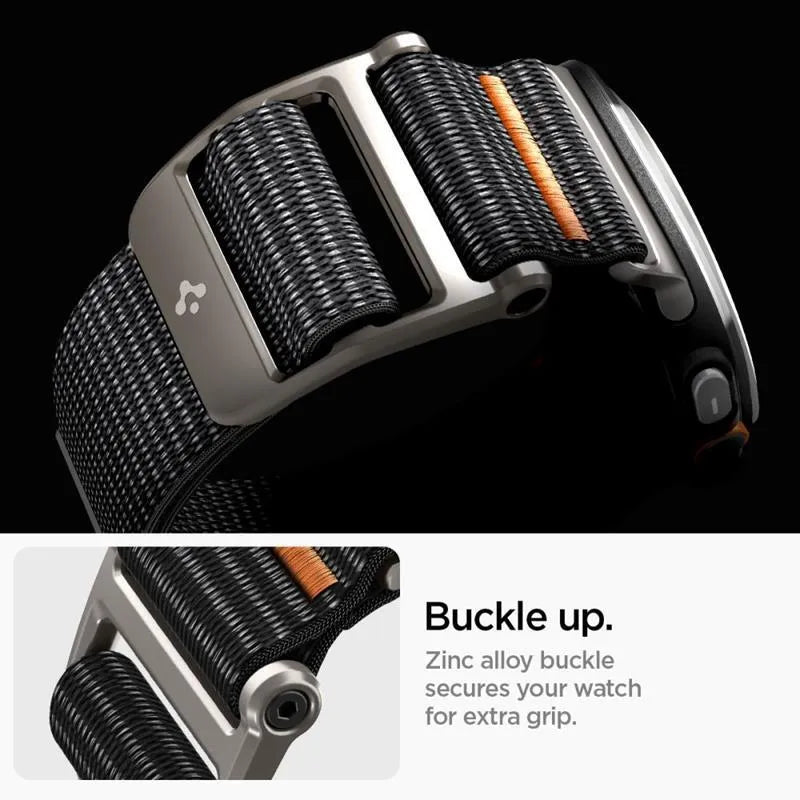 Spigen DuraPro Flex – dirželis Samsung Galaxy Watch Ultra 47 mm (2025/2024) (juodas)