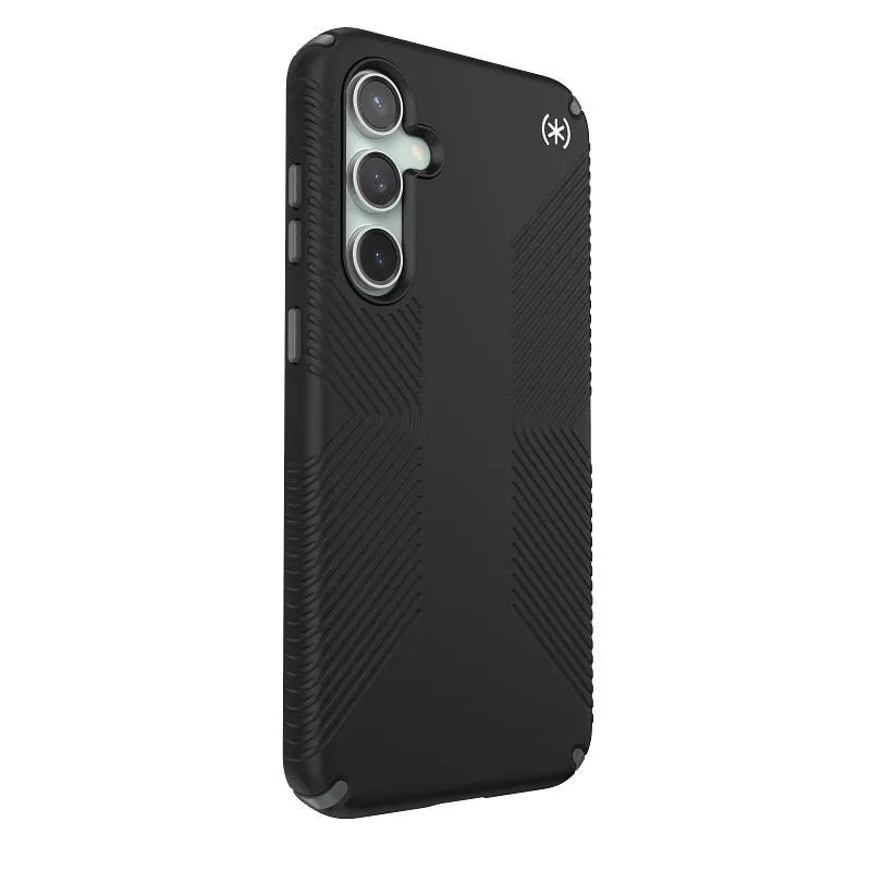 Speck Presidio2 Grip - dėklas Samsung Galaxy S23 FE (juodas/juodas/baltas)