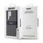 DKNY „Leather Mono Stripe & Metal Logo“ – Samsung Galaxy S24 Ultra dėklas (juodas)