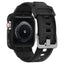 Spigen Rugged Armor Pro dėklas – dirželis su dėklu Apple Watch 44 / 45 mm (juodas)