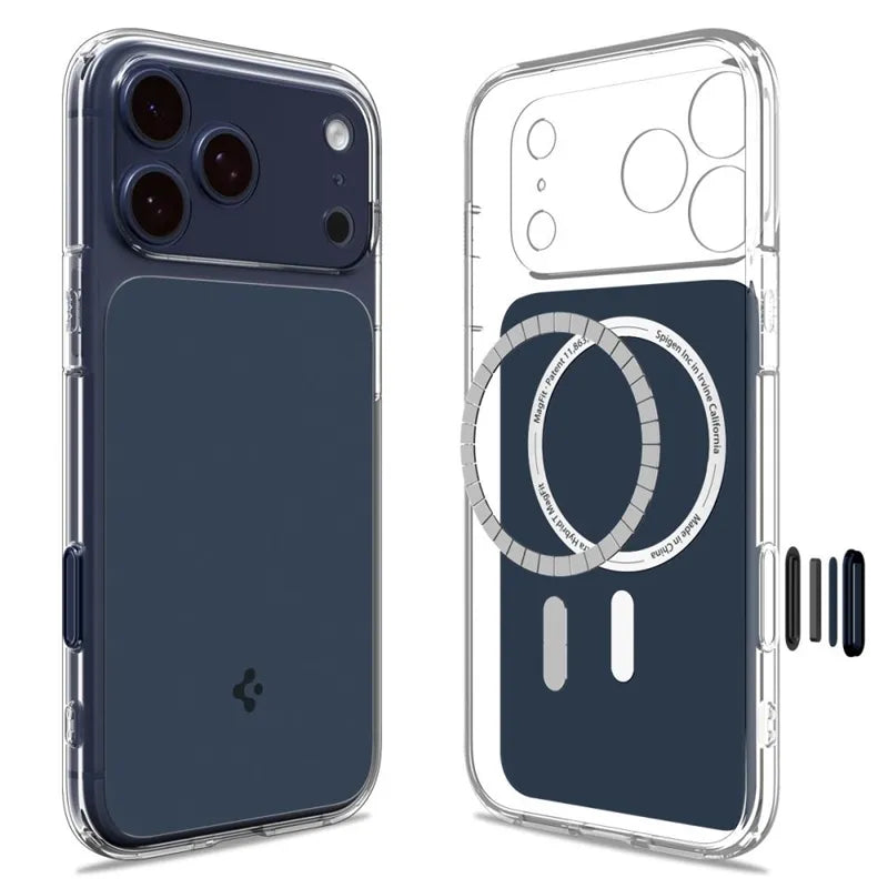 Spigen Ultra Hybrid T Mag MagSafe – dėklas iPhone 17 Pro (matinė mėlyna)