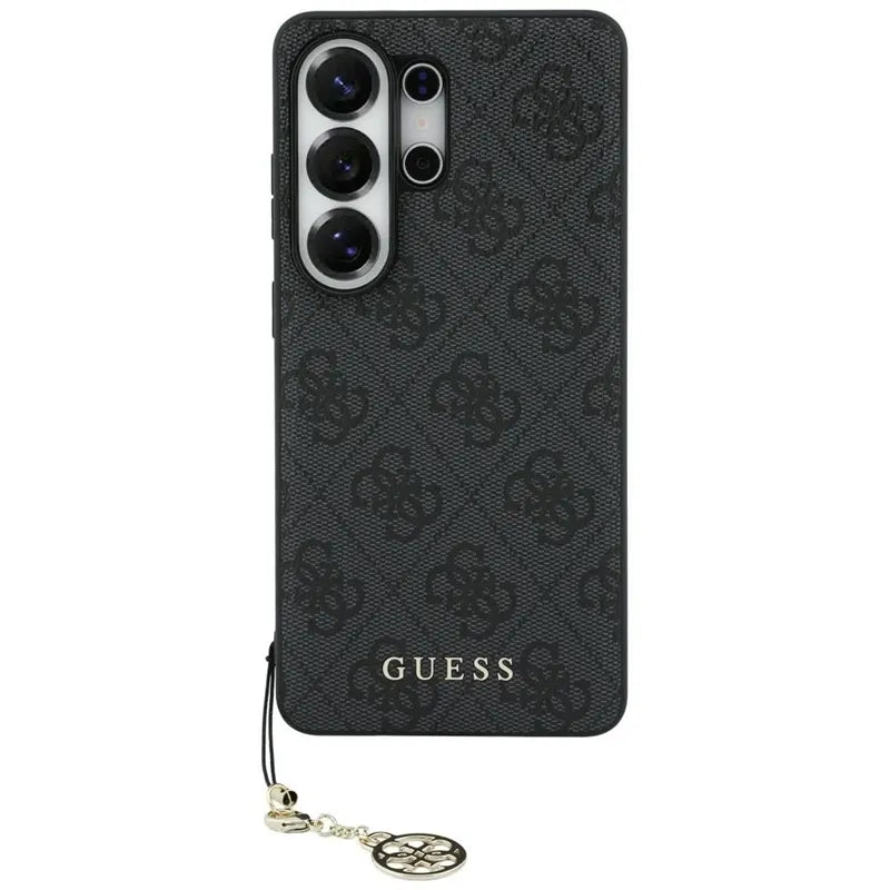 „Guess 4G Classic Logo Charm MagSafe“ – dėklas Samsung Galaxy S26 Ultra (juodas)