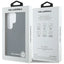 Karl Lagerfeld Saffiano Full Wrapped Elongated Metal Logo MagSafe dėklas Samsung Galaxy S25 Ultra telefonui (juodas)