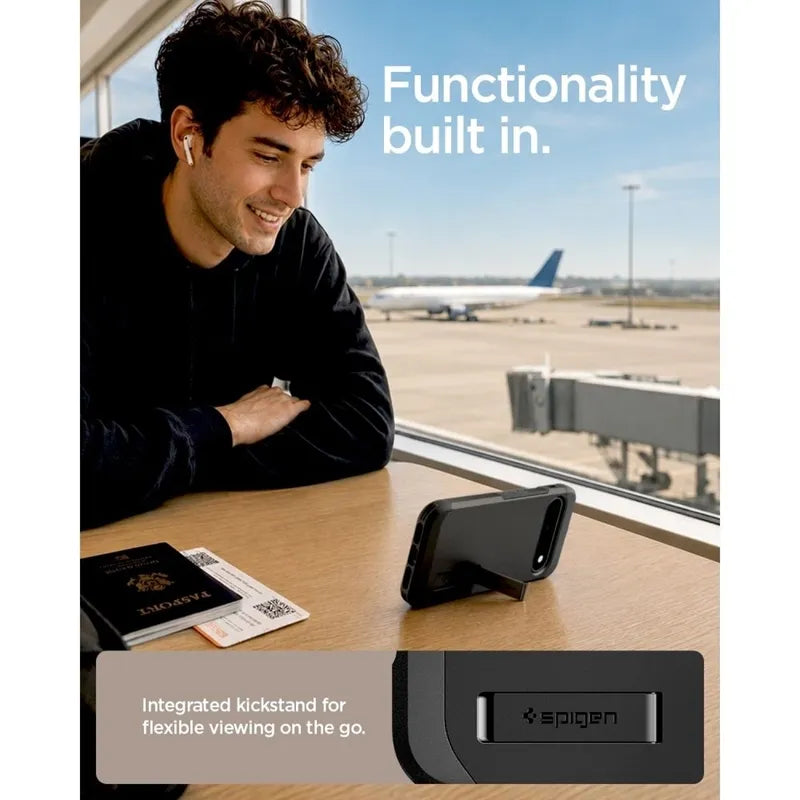 Spigen Tough Armor Mag MagSafe – dėklas Google Pixel 11 (juodas)