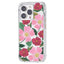 „Rifle Paper Clear“ – auksu dekoruotas dėklas „iPhone 14 Pro“ (Rose Garden)