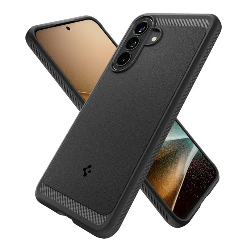 Spigen Rugged Armor – dėklas Samsung Galaxy A57 5G (matinis juodas)