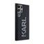 Karl Lagerfeld 3D Rubber Glitter Logo – Samsung Galaxy S23 Ultra dėklas (juodas)