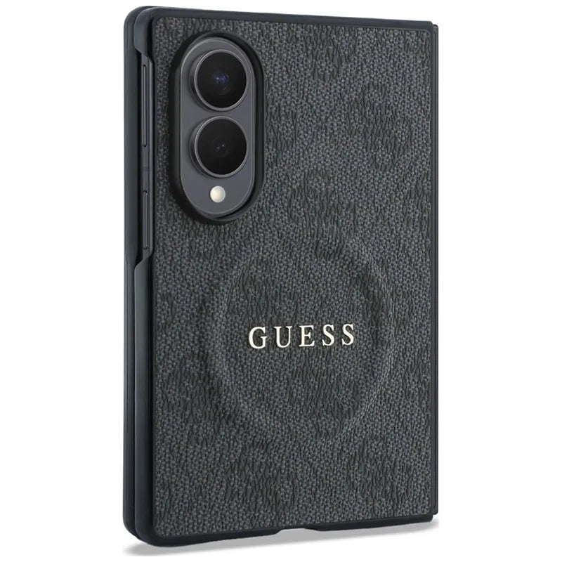Guess Big 4G Logo Classic Logo dėklas, skirtas Samsung Galaxy Z Fold 8 (juodas)