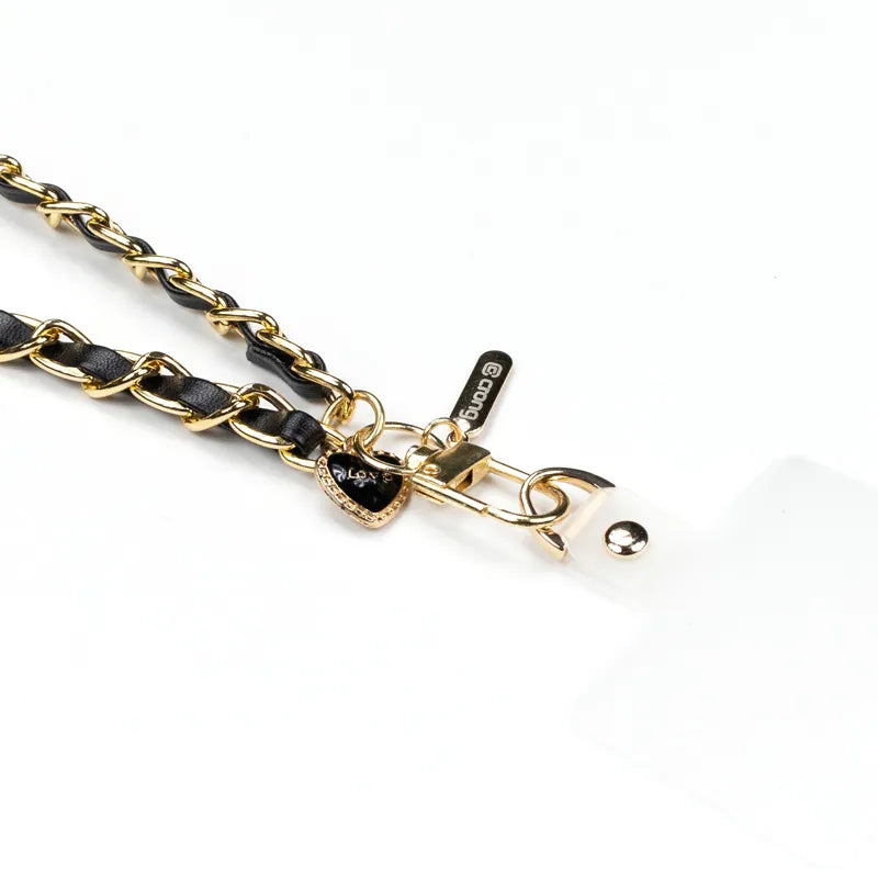 Crong Phone Charm – telefono pakabukas su dirželiu (Black Twist)