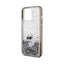 Karl Lagerfeld Liquid Glitter Choupette – dėklas Apple iPhone 13 Pro Max (skaidrus)