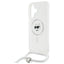 Karl Lagerfeld IML Choupette Head & Cord MagSafe – dėklas iPhone 16 (skaidrus)
