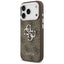 Guess 4G Big 4G Classic Logo - Dėklas iPhone 17 Pro (Ruda / Sidabrinė)