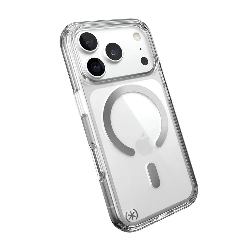 Speck Presidio Perfect Clear MagSafe – dėklas, skirtas iPhone 18 Pro / 17 Pro (skaidrus)