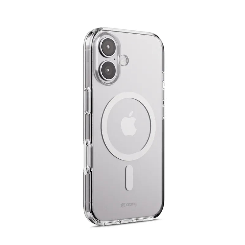 Crong Clear MAG Cover - „MagSafe“ dėklas, skirtas iPhone 17 (skaidrus)