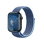 Crong Nylon – sportinė apyrankė, skirta Apple Watch 38/40/41/42 mm (vandenyno mėlyna)