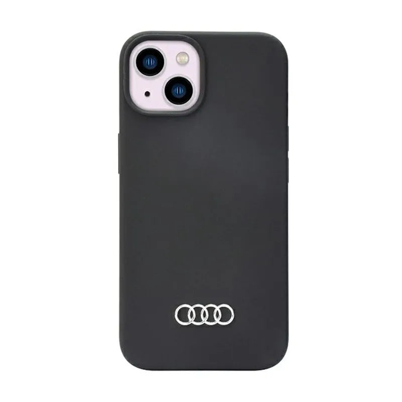 Audi Silicone Case – dėklas, skirtas iPhone 14 (juodas)
