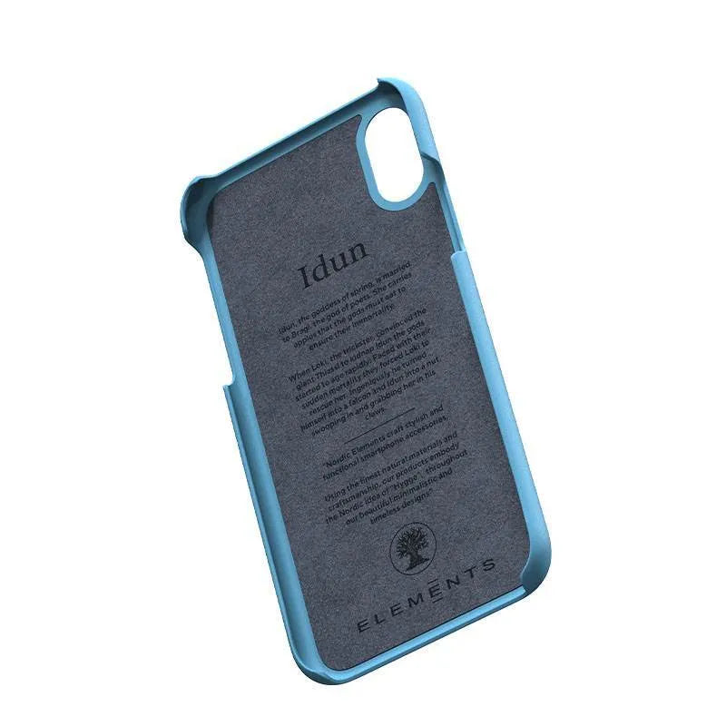 Nordic Elements Saeson Idun – dėklas iPhone Xs / X telefonui (petrolio spalvos)