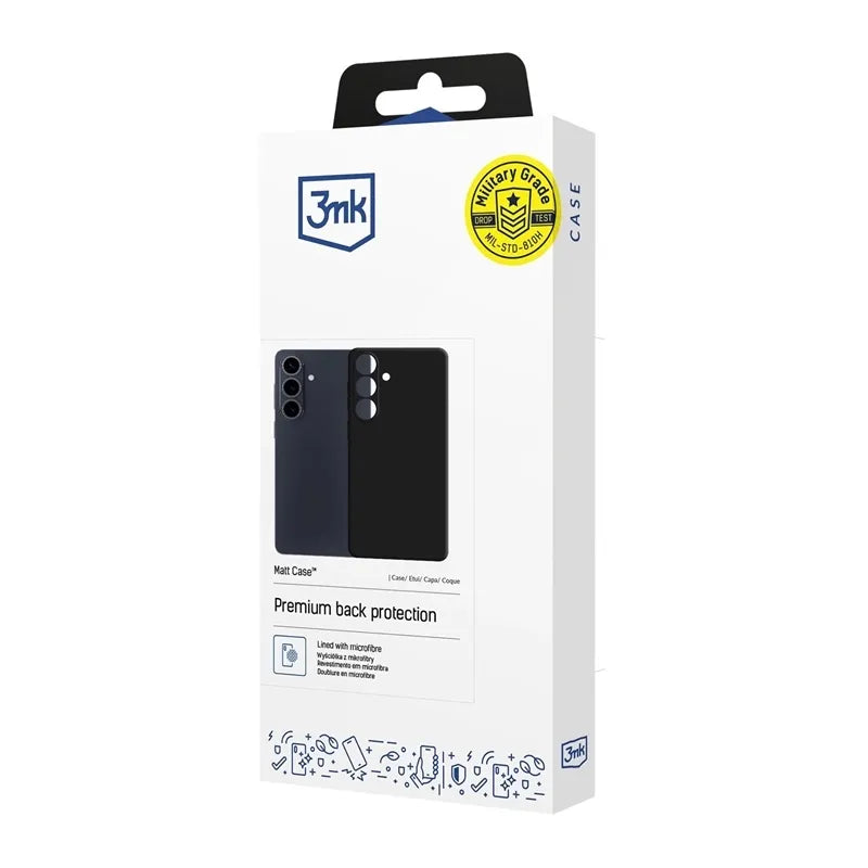 3mk Matt Case - Dėklas Samsung Galaxy S26+ (Juodas)