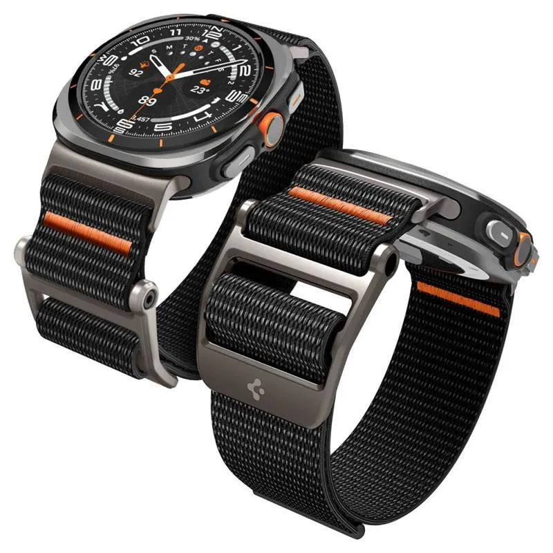 Spigen DuraPro Flex – dirželis Samsung Galaxy Watch Ultra 47 mm (2025/2024) (juodas)