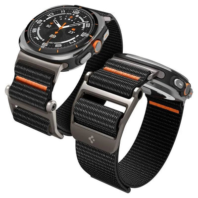 Spigen DuraPro Flex – dirželis Samsung Galaxy Watch Ultra 47 mm (2025/2024) (juodas)
