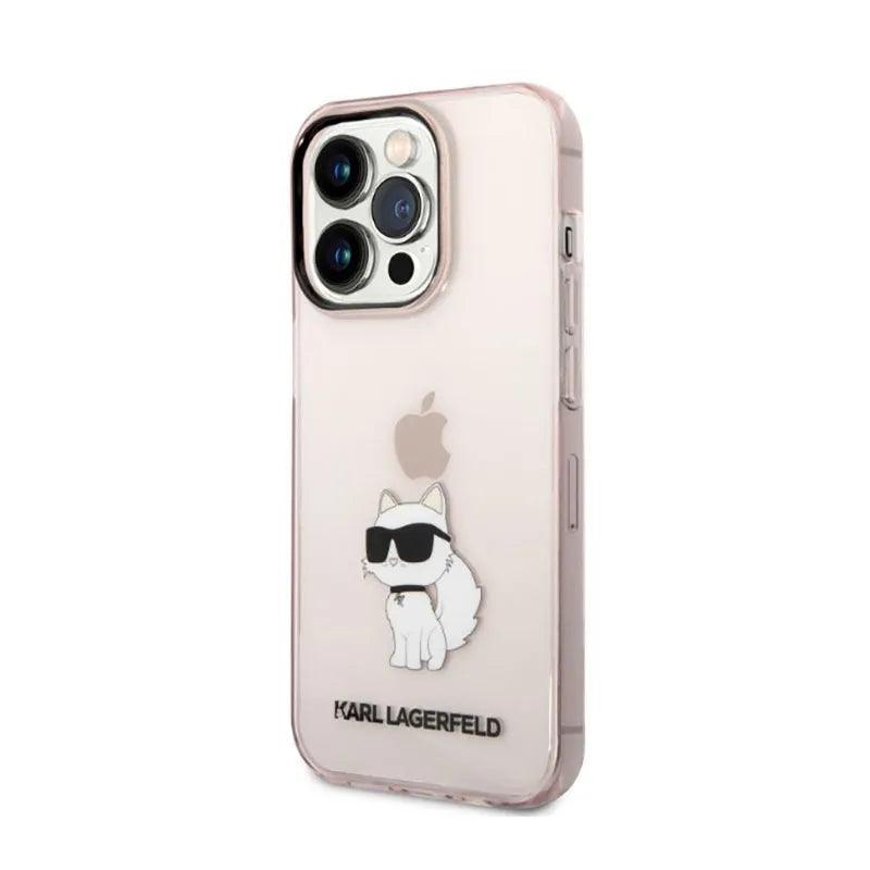 Karl Lagerfeld IML NFT Choupette – dėklas, skirtas iPhone 14 Pro (rožinis)