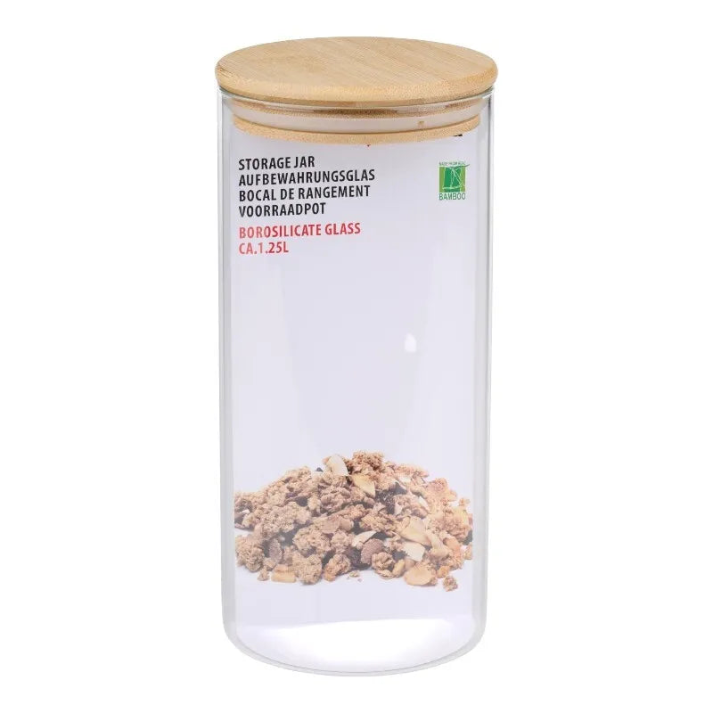 Alpina – stiklinis maisto indas su dangteliu 1250 ml 10 x 21 cm