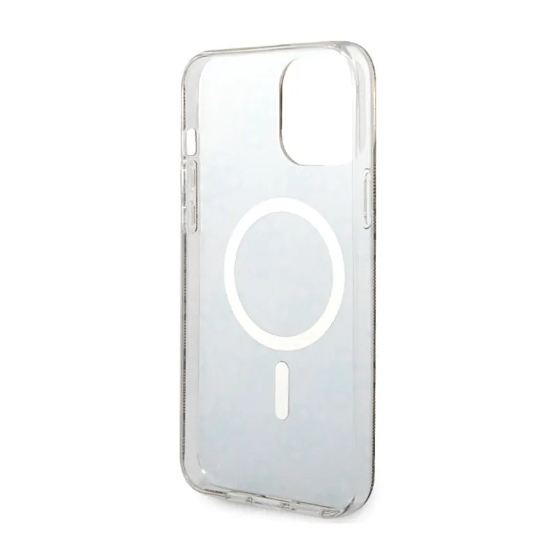 Guess 4G MagSafe – dėklas iPhone 13 Pro Max telefonui (ruda)