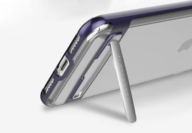 Mercury Dream Bumper – Dėklas Samsung Galaxy S9 su metaliniu stovu (auksinis)