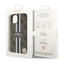 Guess 4G Printed Stripes MagSafe – Dėklas, skirtas iPhone 14 Plus (rudas)