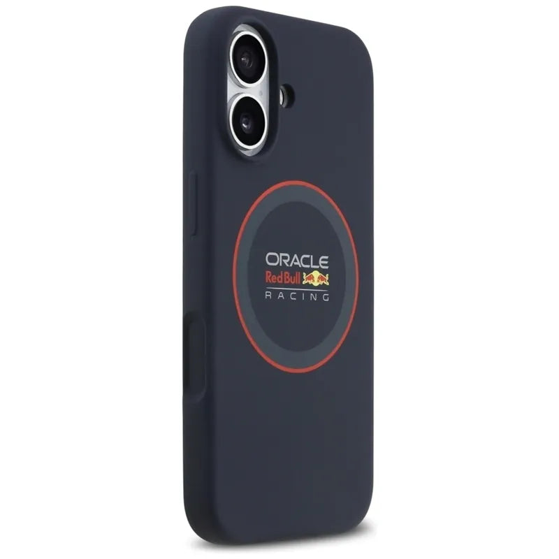 Red Bull Silicone Red Ring MagSafe – iPhone 17 dėklas (tamsiai mėlynas)