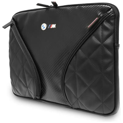 BMW Carbon Pockets & Metal Logo – 14″ nešiojamojo kompiuterio dėklas (juodas)