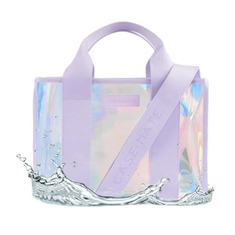 Case-Mate Mini Travel Tote krepšys – vandeniui atsparus krepšys per petį (Soap Bubble)