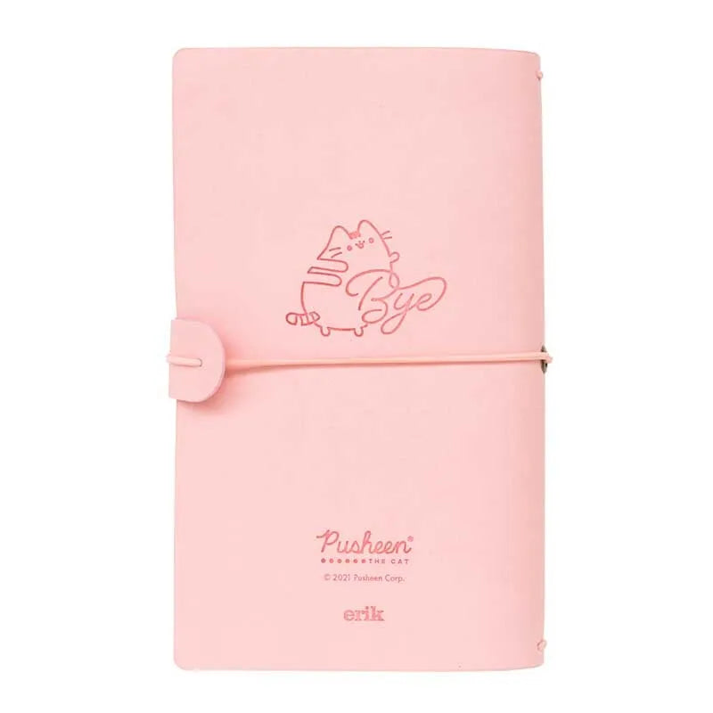 Pusheen – odinis kelioninis užrašų knygelė B6 (rožinė)