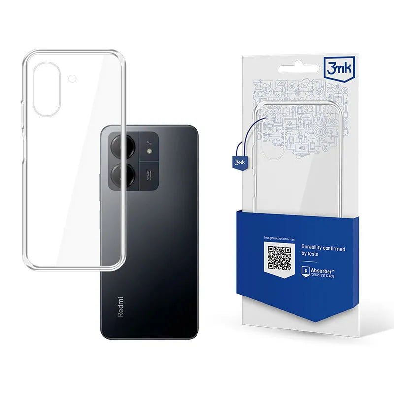 3mk Clear Case – Dėklas, skirtas Xiaomi Redmi 13C / POCO C65 (Skaidrus)