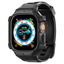 Spigen Rugged Armor Pro dėklas – dirželis su dėklu „Apple Watch Ultra“ 49 mm (juodas)