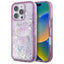 Hello Kitty Liquid Glitter 50TH Anniversary Party – dėklas iPhone 16 Pro Max (violetinis)
