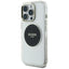 Guess IML Metal Colored Circle Classic Logo MagSafe – dėklas, skirtas iPhone 16 Pro Max (juodas)