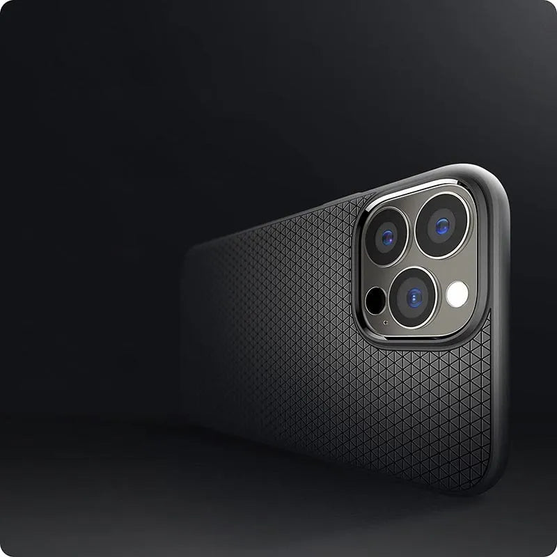 Spigen Liquid Air – Dėklas, skirtas iPhone 13 Pro (Juodas)