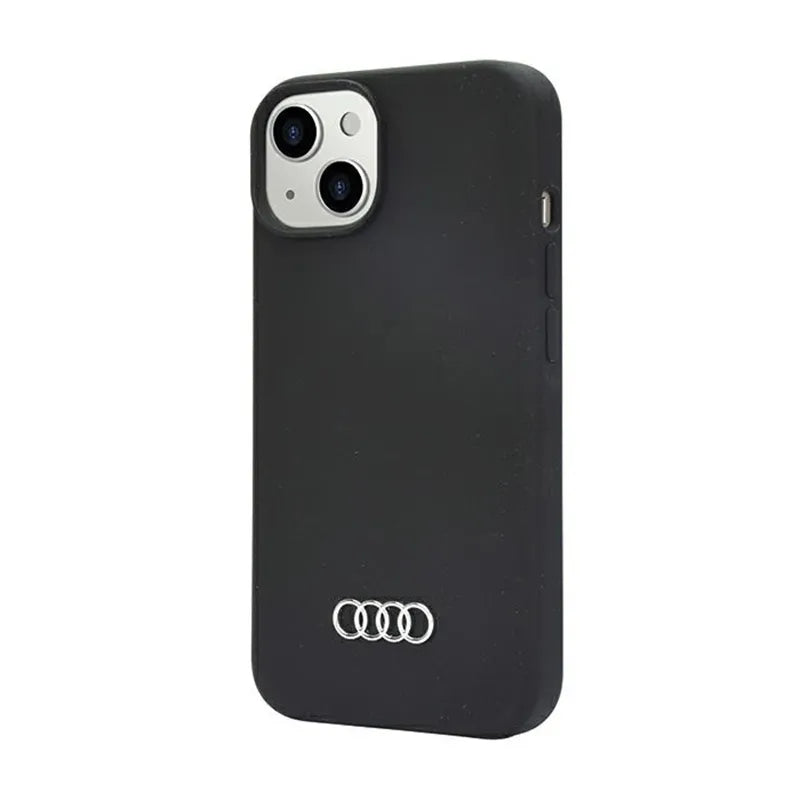 Audi Silicone Case – dėklas, skirtas iPhone 14 (juodas)